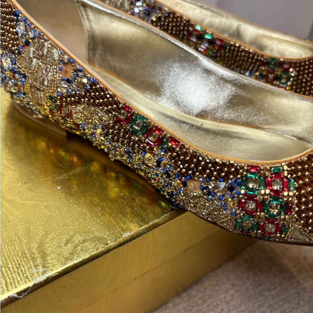 ****SOLD*** Sarah Flint The Woman in Gold Limited Edition Natalie Flats - Picture 8 of 16